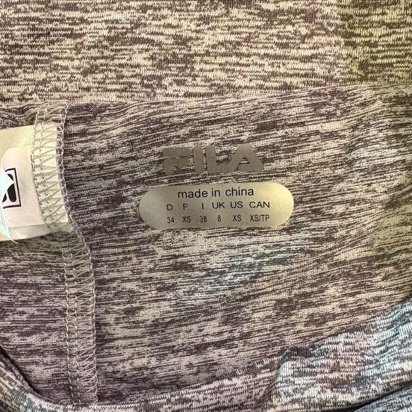 FILA Grey Athletic Skirt With Built In Shorts - Picture 4 of 4